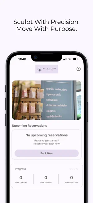 Élan Pilates Studios screenshot 2