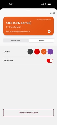 SwissSign Wallet Preview Screenshot 4 of 5
