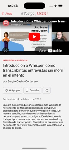 #YosigoUGR screenshot
