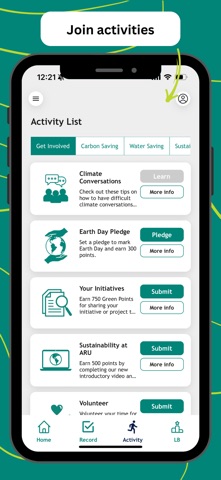 ARUgreen screenshot