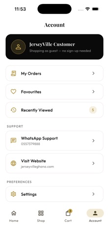 JerseyVille Ghana screenshot