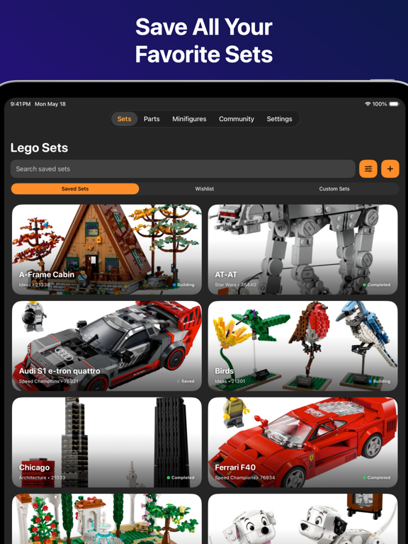 BrickTrack iPad screenshot
