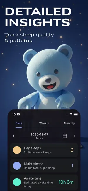 Baby Sleep Tracker: Bearling screenshot 3