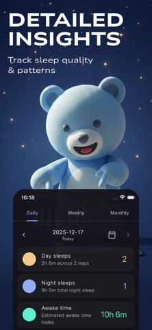 Baby Sleep Tracker: Bearling Screenshot 3 of 3
