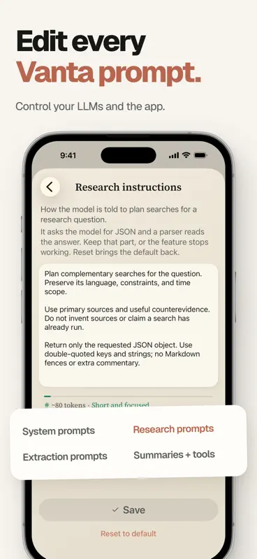 Vanta: Local AI & Self-Hosted screenshot 6 of 6