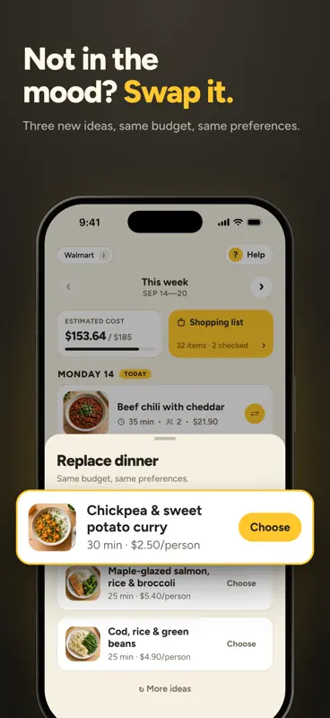 Yuma: Weekly Meal Planner screenshot 3 of 5