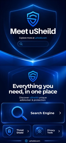 uSheild Browser Search Engine Screenshot 1 of 9