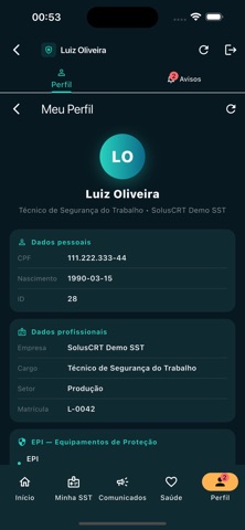 SoloCRT Ocupacional screenshot