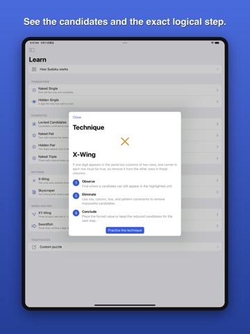 Sudoku Proof: Daily Logic iPad screenshot