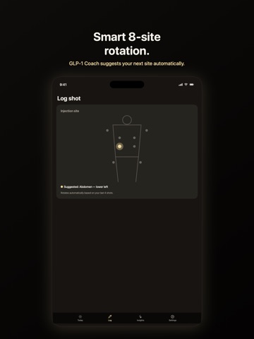 GLP-1 Coach: Ozempic Journal iPad screenshot