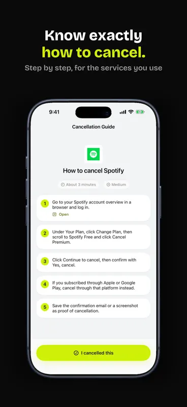 Subtle: Subscription Tracker screenshot 5 of 6