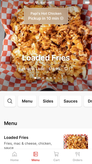 Papi's Hot Chicken iPhone screenshot 2 - Food & Drink app