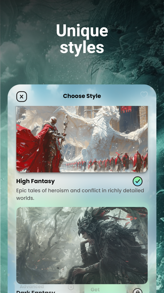 #4. Fantasy AI: Art Creator (iOS) 由: Riafy Technologies Pvt. Ltd.