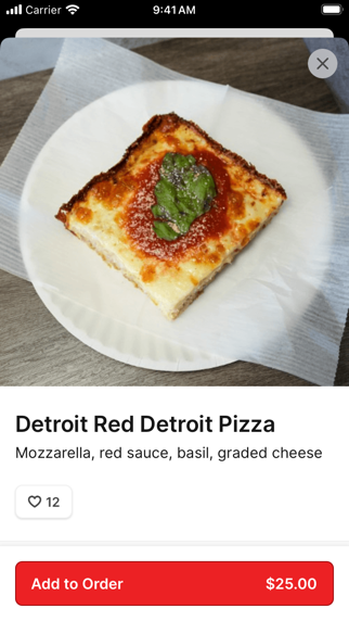 Tori T's Pizzeria iPhone screenshot 3 - Food & Drink app