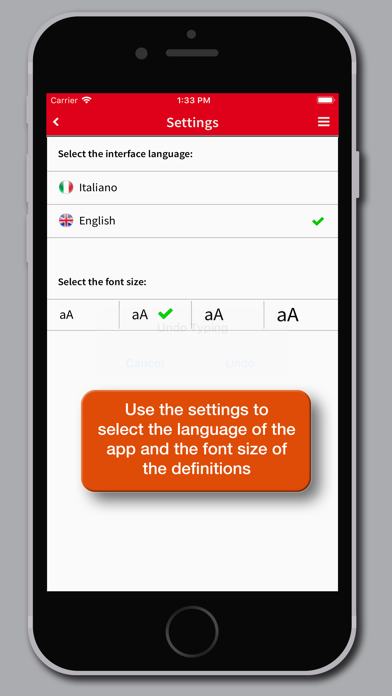 Dizionario dei Phrasal Verbs Screenshot