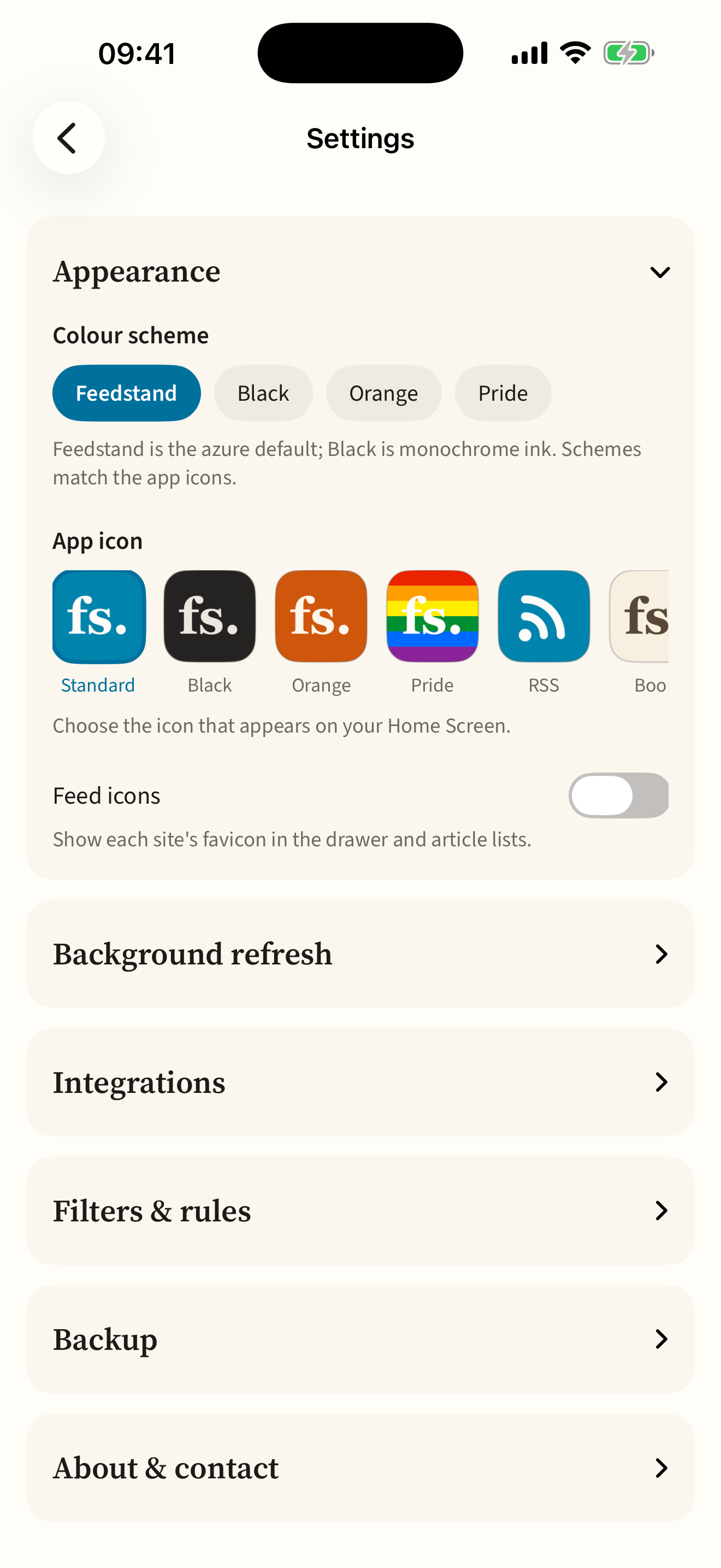Feedstand screenshot 4