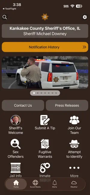 Kankakee County Sheriff IL screenshot 1