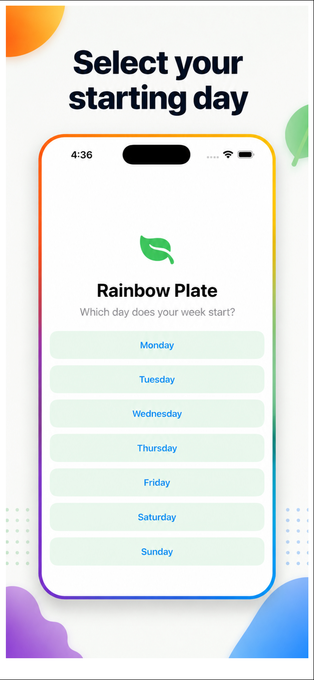 Rainbow Plate