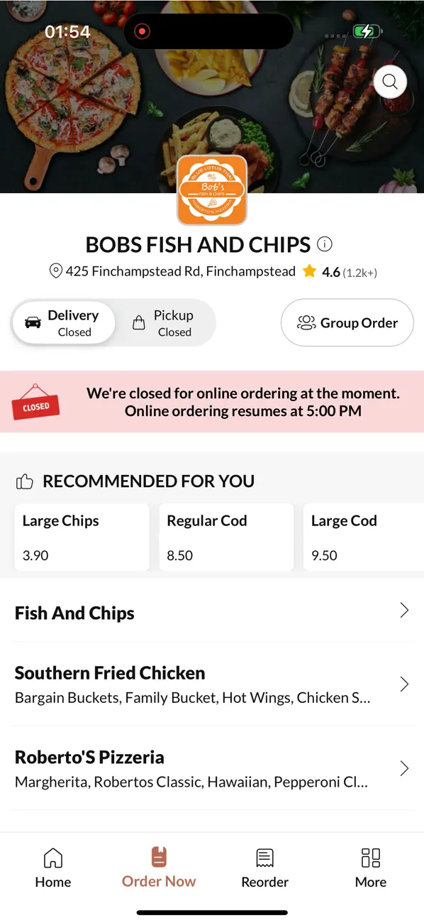 Screenshot #2 pour BOBS FISH AND CHIPS