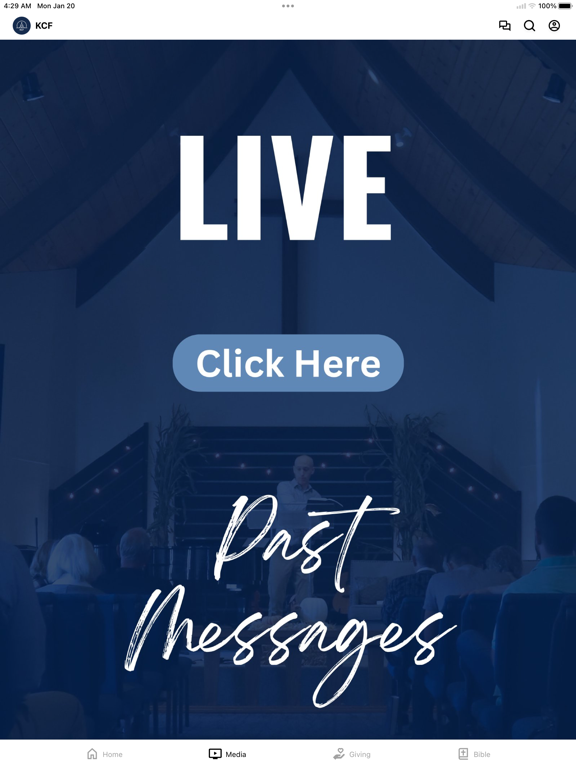 Kokomo Christian Fellowship iPad screenshot 2 - Education app