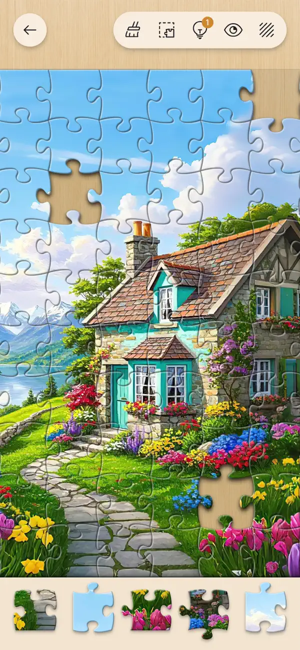 #3. Jigsawscapes® - Jigsaw Puzzles (iOS) Με: Oakever Games