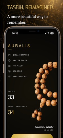 Auralis • Tasbih iPhone screenshot