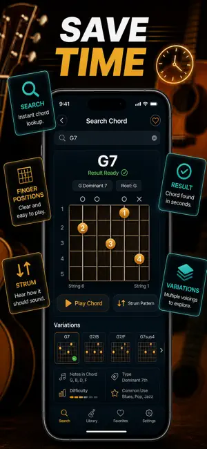 Guitar Chord Finder & Ukulele screenshot 2