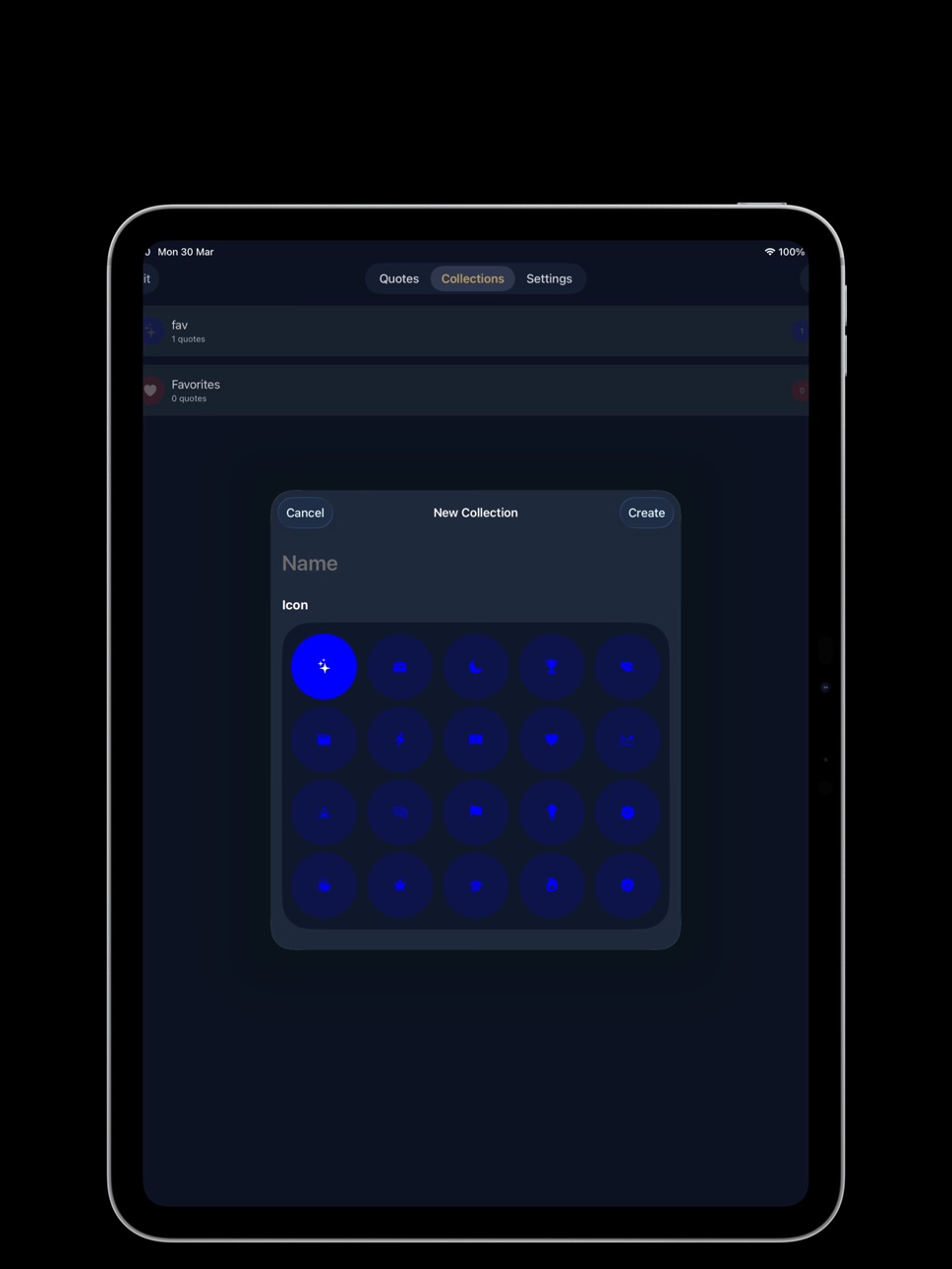 iPad screenshot