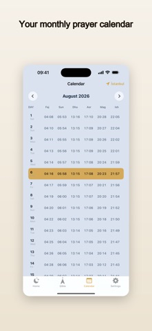 Vaktinde - Prayer Times Screenshot 3 of 5