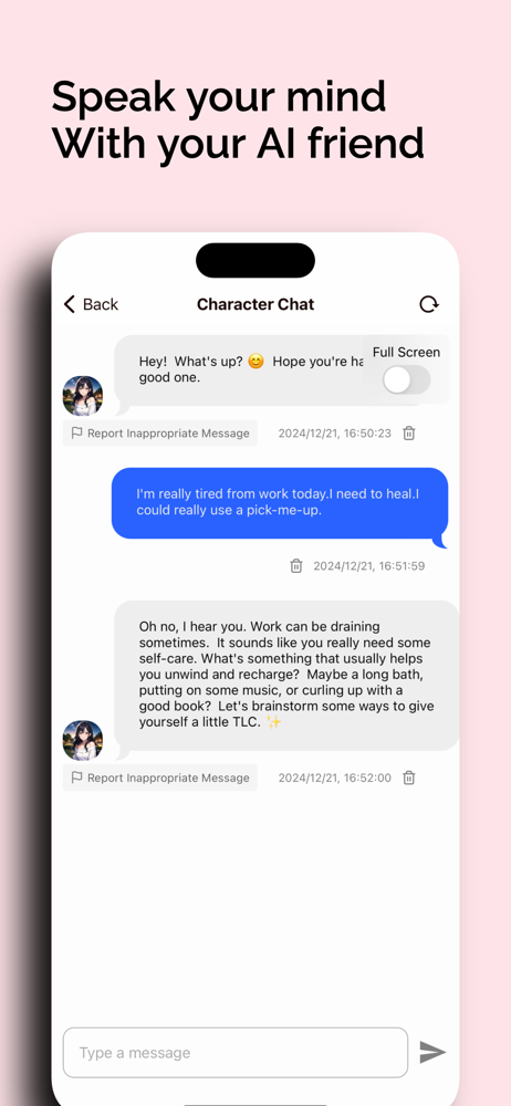AI Therapy: Chat Anime Partner screenshot 3