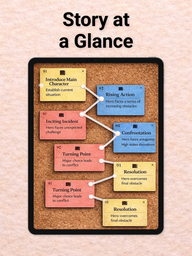 لقطة شاشة لتطبيق الكتابة Scrivener