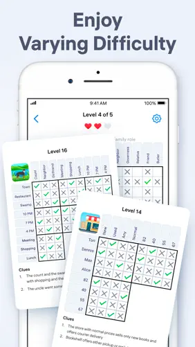 Logic Puzzles - Clue Game screenshot 4