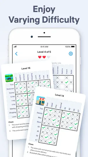 Logic Puzzles - Clue Game screenshot 4