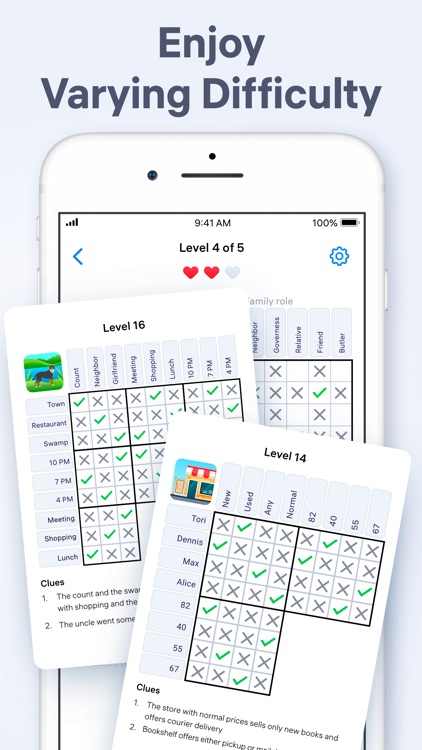 Logic Puzzles - Clue Game screenshot-3
