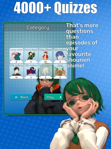 Anime Quiz Party iPad screenshot