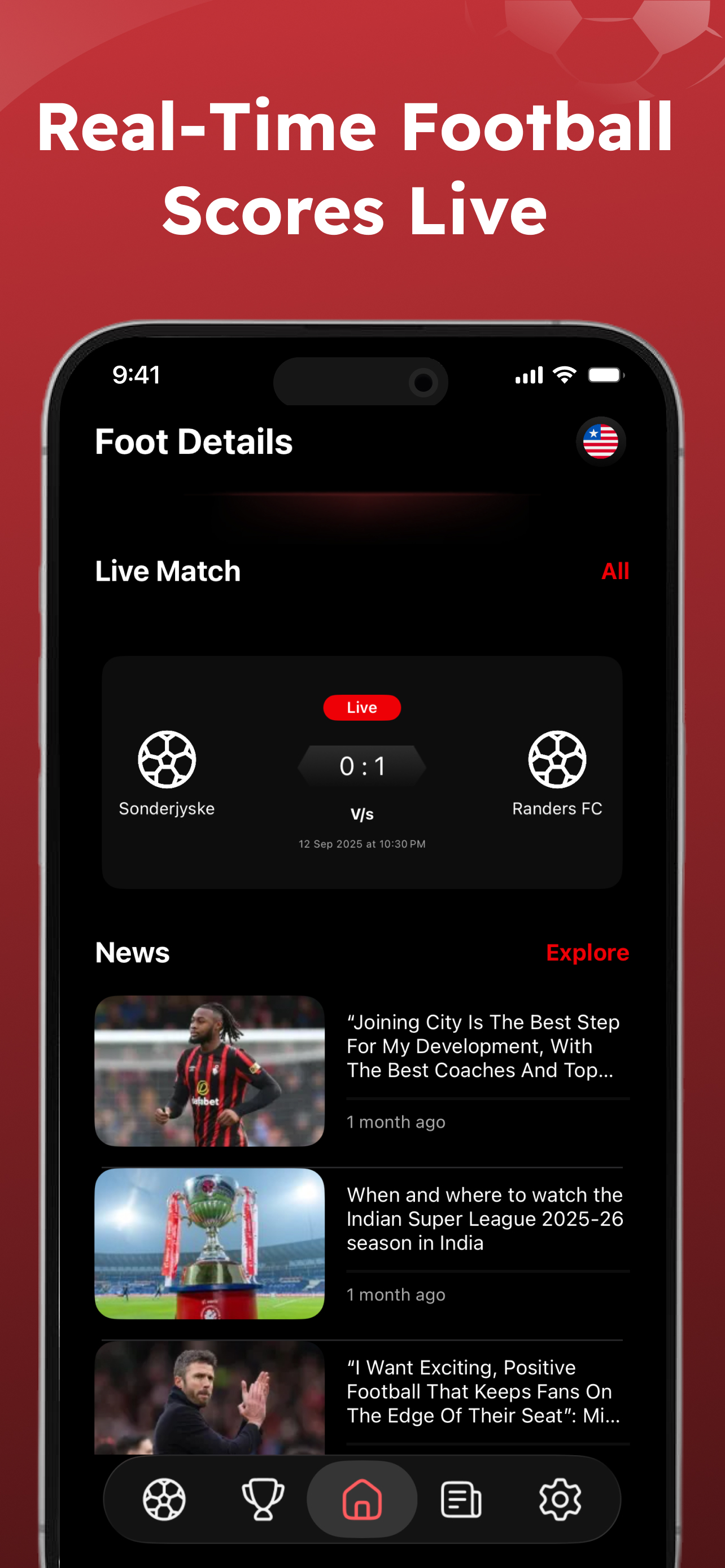 Live Football TV~ Streaming HD screenshot 4