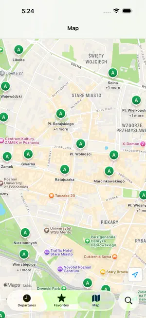 Departures Poznań screenshot 4