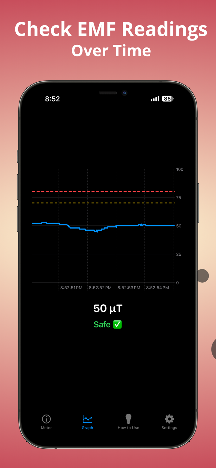 EMF Detector - Radiation Meter screenshot 4