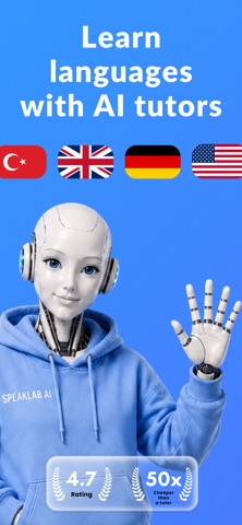 AI English Tutor - SpeakLab screenshot
