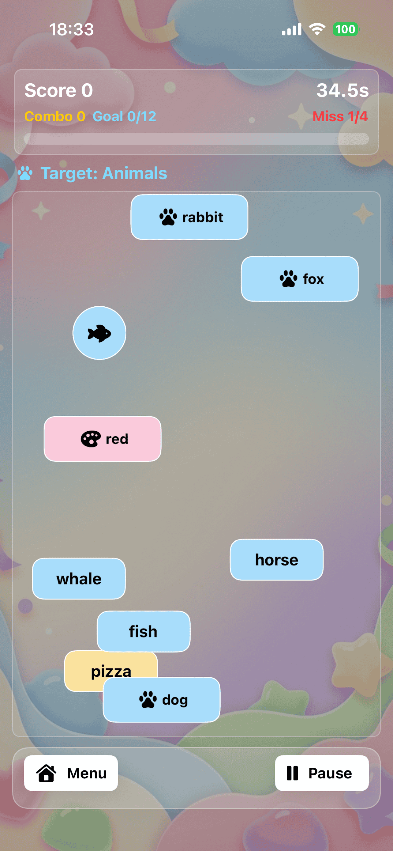 Word Catch Rain screenshot 3