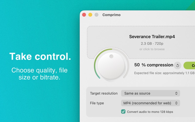 Comprimo - Video Converter screenshot