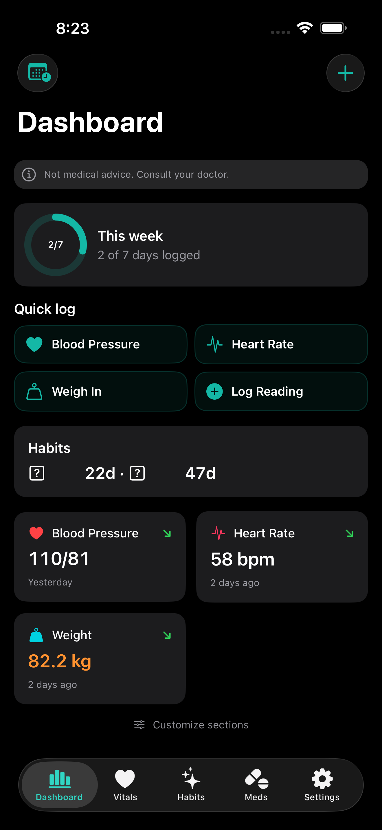 Vitals Flow screenshot 6
