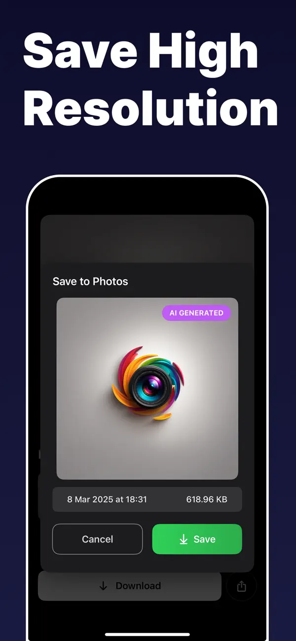 Screenshot #3 pour AI Logo Generator & Maker: Hex