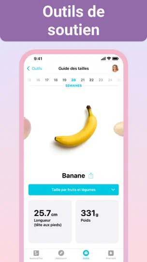 Capture d'écran de Grossesse + | Appli De Suivi sur iPhone 2