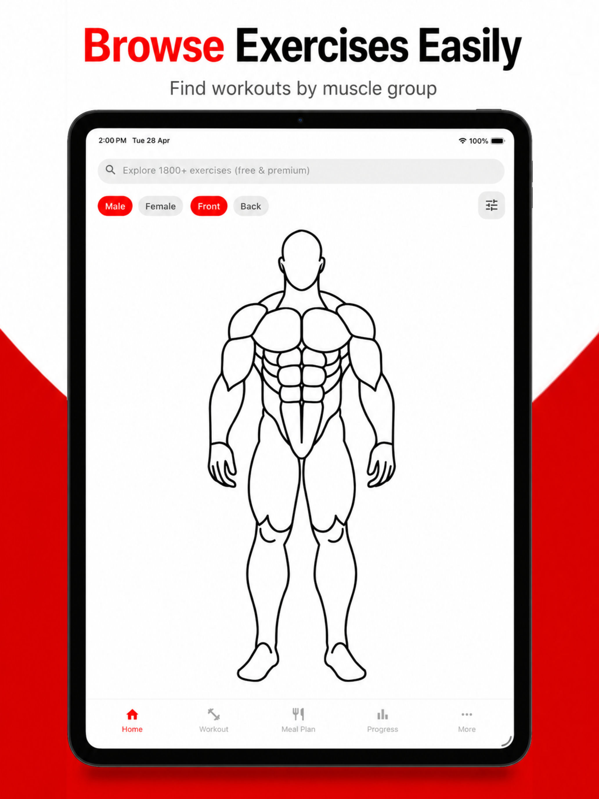Gym Guide: Workout & Meal Plan screenshot 7