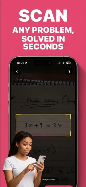 Solve Math Problems: MathScans screenshot 2