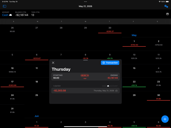 Screenshot #6 pour Cashflow Calendar