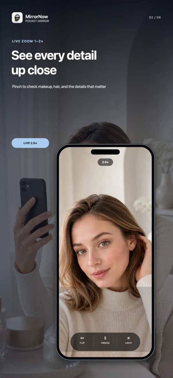 Screenshot #1 pour Mirror Now: Your Hand Mirror