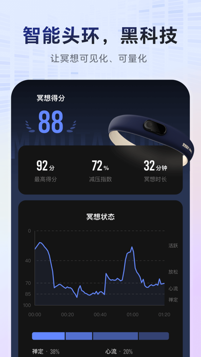 冥想星球-冥想|助眠|减压|白噪音 iPhone screenshot 7 - Health & Fitness app