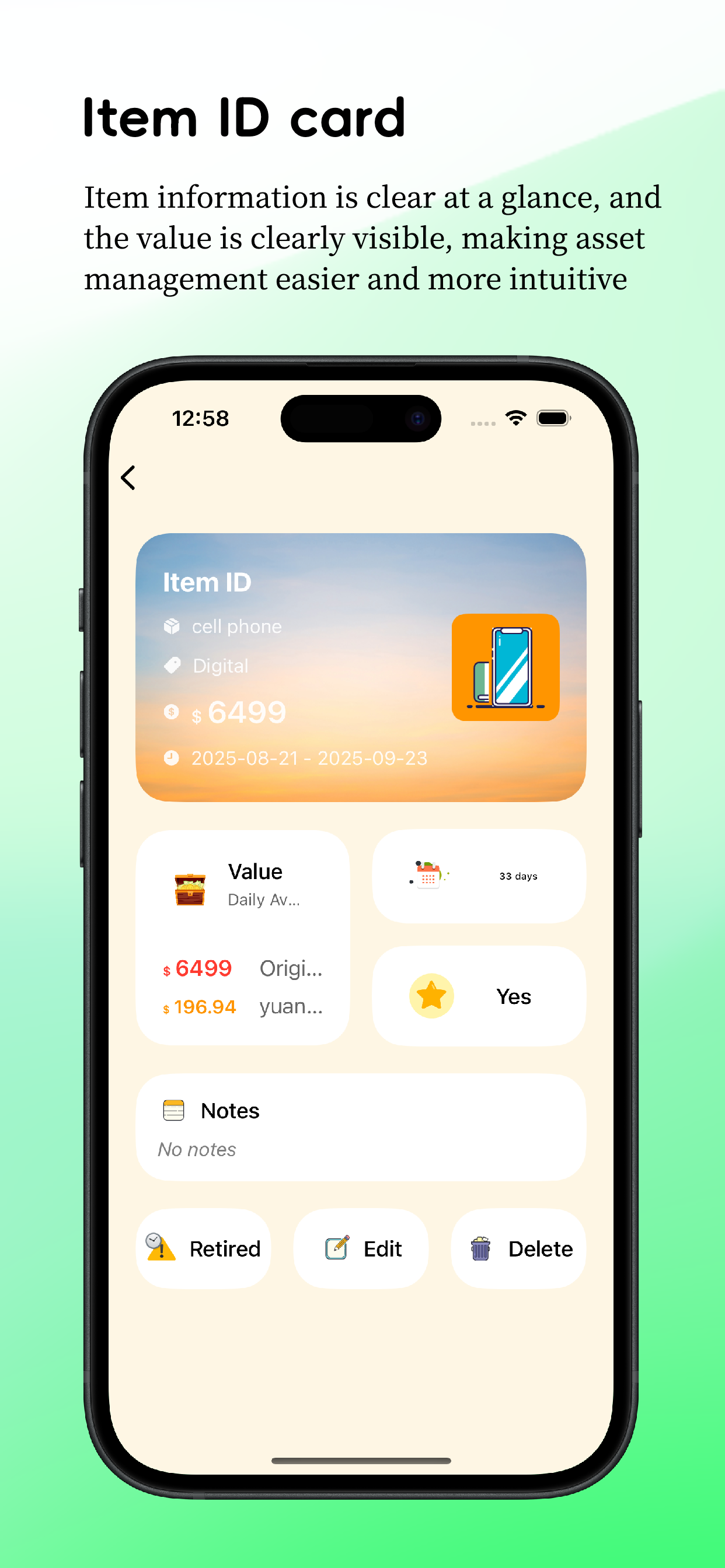 PriceNote – My Assets screenshot 3